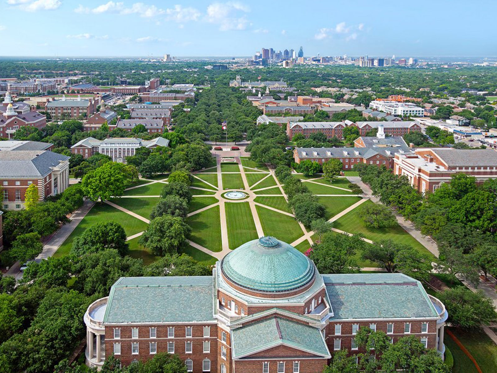 SMU Perkins Campus aerial view